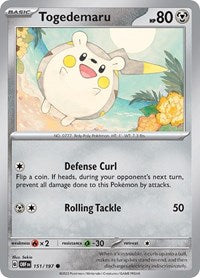 Togedemaru - SV03: Obsidian Flames - 151/197