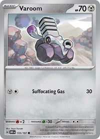 Varoom - 155/197 - SV03: Obsidian Flames - 155/197