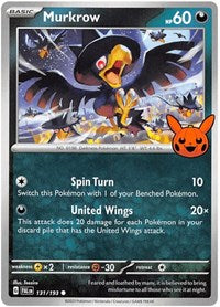 Murkrow - Trick or Trade BOOster Bundle 2023 - 131/193