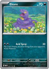 Ekans - SV: Scarlet & Violet 151 - 023/165