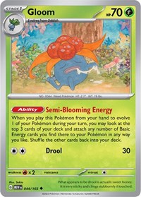 Gloom - SV: Scarlet & Violet 151 - 044/165