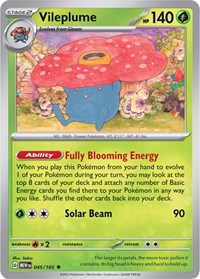 Vileplume - SV: Scarlet & Violet 151 - 045/165