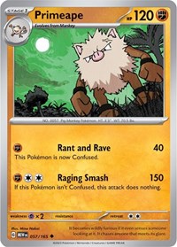 Primeape - SV: Scarlet & Violet 151 - 057/165
