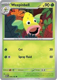 Weepinbell - SV: Scarlet & Violet 151 - 070/165