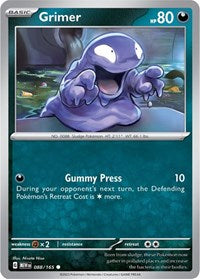 Grimer - SV: Scarlet & Violet 151 - 088/165