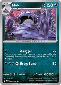 Muk - SV: Scarlet & Violet 151 - 089/165