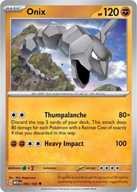 Onix - SV: Scarlet & Violet 151 - 095/165