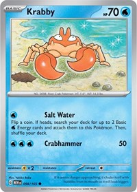 Krabby - SV: Scarlet & Violet 151 - 098/165