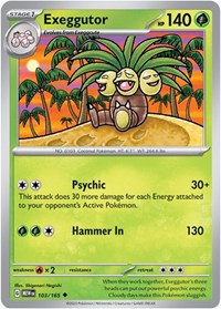 Exeggutor - SV: Scarlet & Violet 151 - 103/165