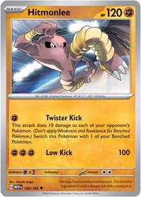 Hitmonlee - SV: Scarlet & Violet 151 - 106/165