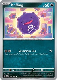Koffing - SV: Scarlet & Violet 151 - 109/165