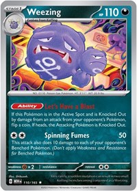 Weezing - SV: Scarlet & Violet 151 - 110/165