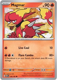 Magmar - SV: Scarlet & Violet 151 - 126/165