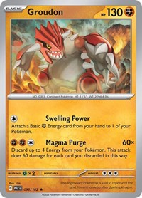 Groudon - 093/182 - SV04: Paradox Rift - 093/182