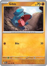 Gible - SV04: Paradox Rift - 094/182