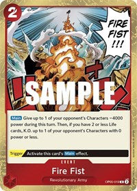 Fire Fist - Awakening of the New Era - OP05-019