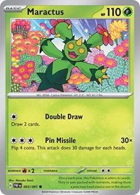Maractus - SV: Paldean Fates - 003/091