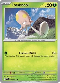 Toedscool - 004/091 - SV: Paldean Fates - 004/091
