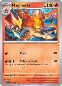 Magmortar - SV: Paldean Fates - 010/091