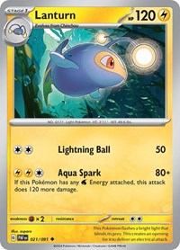 Lanturn - SV: Paldean Fates - 021/091