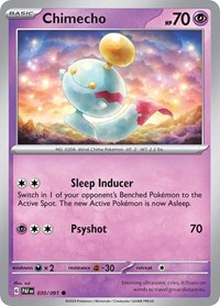 Chimecho - SV: Paldean Fates - 030/091
