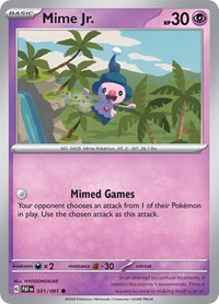Mime Jr. - 031/091 - SV: Paldean Fates - 031/091