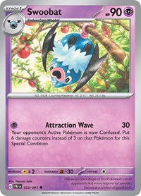 Swoobat - SV: Paldean Fates - 033/091
