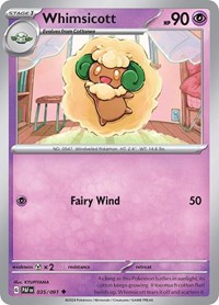 Whimsicott - SV: Paldean Fates - 035/091