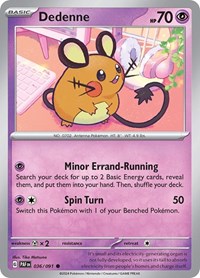 Dedenne - SV: Paldean Fates - 036/091