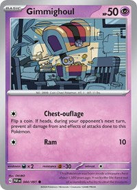 Gimmighoul - SV: Paldean Fates - 044/091