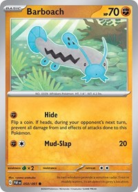 Barboach - SV: Paldean Fates - 050/091