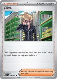Clive - 078/091 - SV: Paldean Fates - 078/091