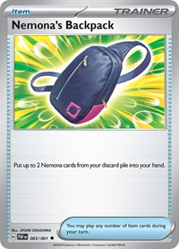 Nemona's Backpack - SV: Paldean Fates - 083/091