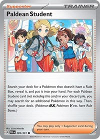 Paldean Student - 085/091 - SV: Paldean Fates - 085/091