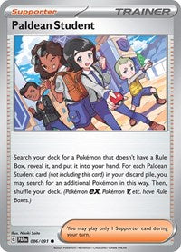 Paldean Student - 086/091 - SV: Paldean Fates - 086/091