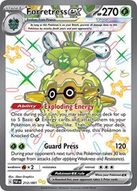 Forretress ex - 212/091 - SV: Paldean Fates - 212/091