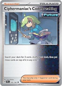 Ciphermaniac's Codebreaking - 145/162 - SV05: Temporal Forces - 145/162
