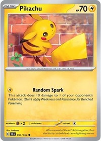 Pikachu - SV05: Temporal Forces - 051/162