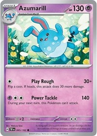 Azumarill - SV05: Temporal Forces - 065/162