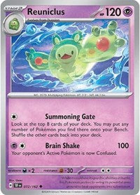 Reuniclus - 072/162 - SV05: Temporal Forces - 072/162