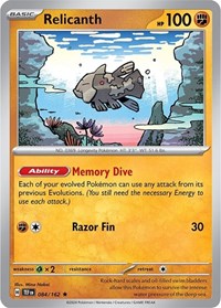 Relicanth - 084/162 - Deck Exclusives - 084/162