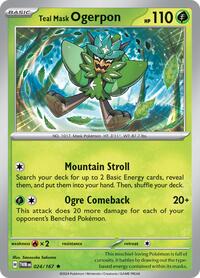 Teal Mask Ogerpon - SV06: Twilight Masquerade - 024/167