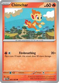 Chimchar - SV06: Twilight Masquerade - 031/167