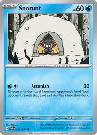 Snorunt - SV06: Twilight Masquerade - 051/167