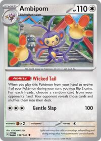 Ambipom - SV06: Twilight Masquerade - 138/167