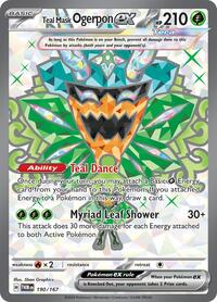 Teal Mask Ogerpon ex - 190/167 - SV06: Twilight Masquerade - 190/167
