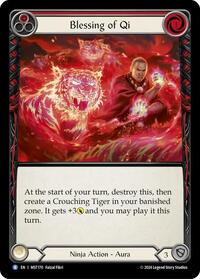 Blessing of Qi (Red) - Part the Mistveil - MST170