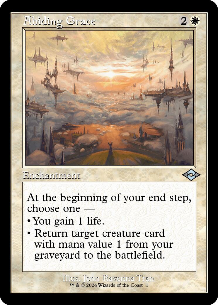 Abiding Grace (Retro Frame)