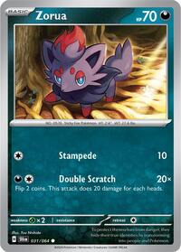 Zorua - 031/064 - SV: Shrouded Fable - 031/064