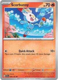 Scorbunny - SV07: Stellar Crown - 026/142